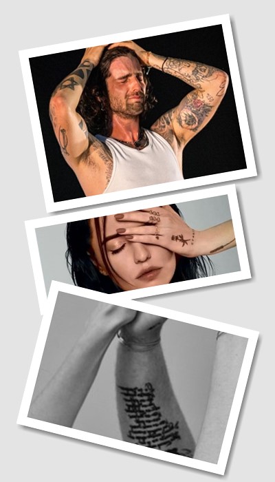 знамениті люди з татуюваннями