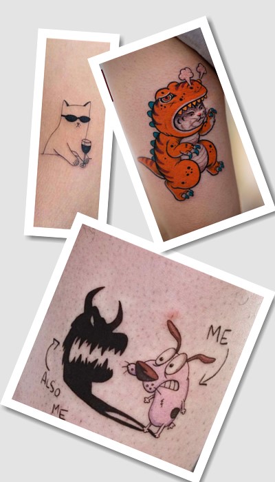 стиль тату смішні