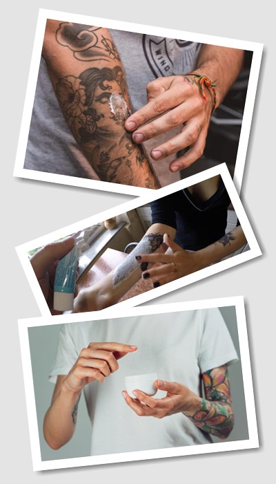 татуювання загоєння