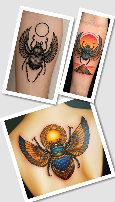 значення тату скарабей