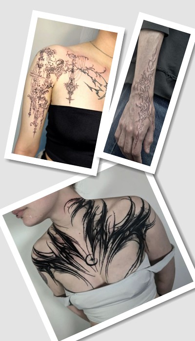 Стиль тату Неотрайбл