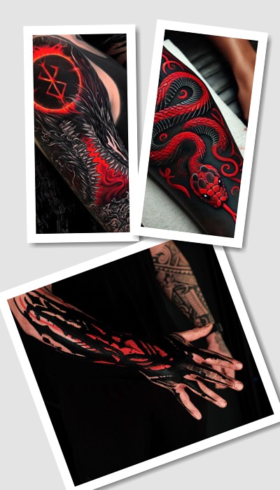 чорно червоні тату