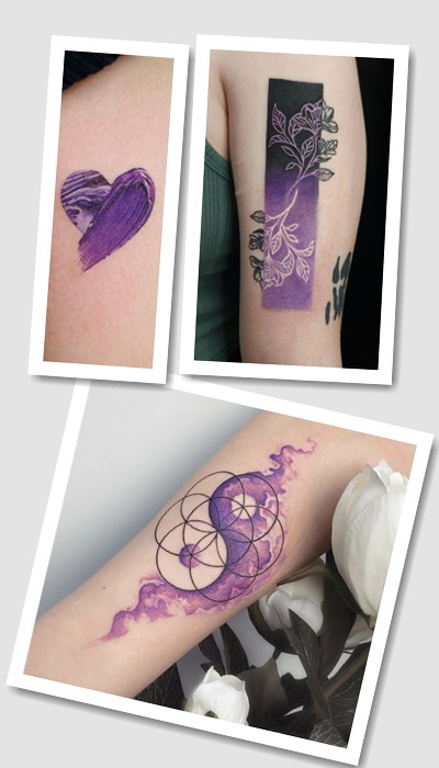 фіолетові тату