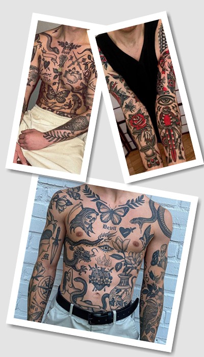 Тату в стилі Old school