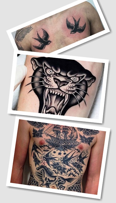 Тату в стилі Old school