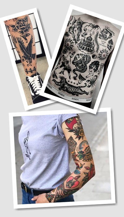 тату в стилі олд скул