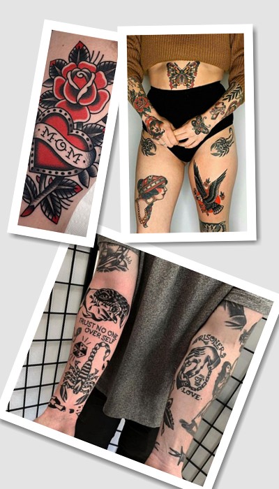 стиль татуювань олд скул