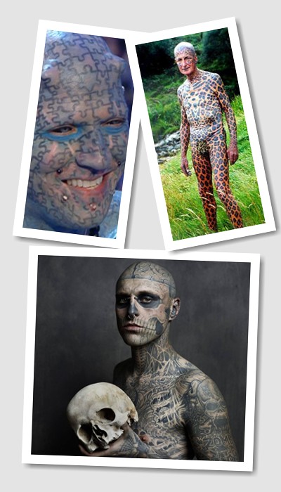 Найвідоміші татуйовані люди