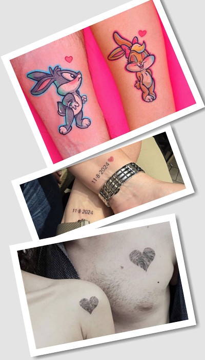 Парні татуювання для закоханих