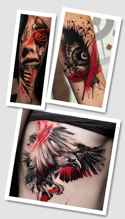 Стиль тату Треш