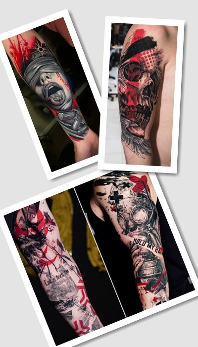 Особливості стилю тату треш