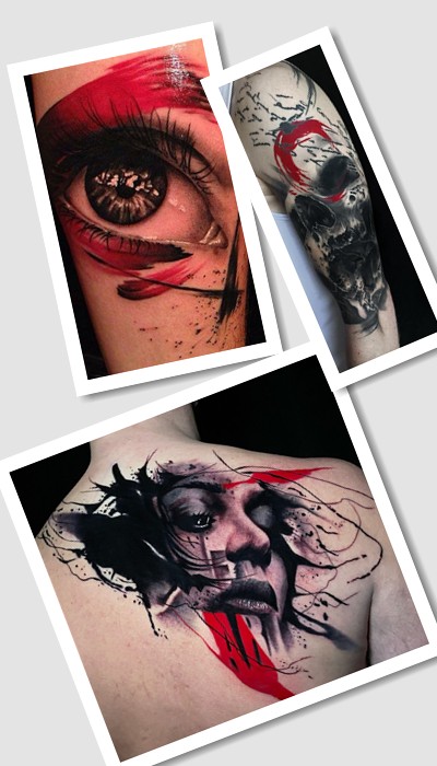 Реалізм Треш Полька тату