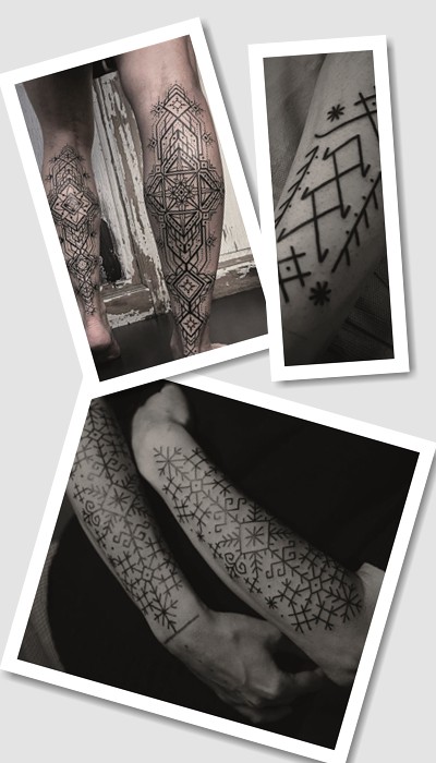 тату етнічний стиль 