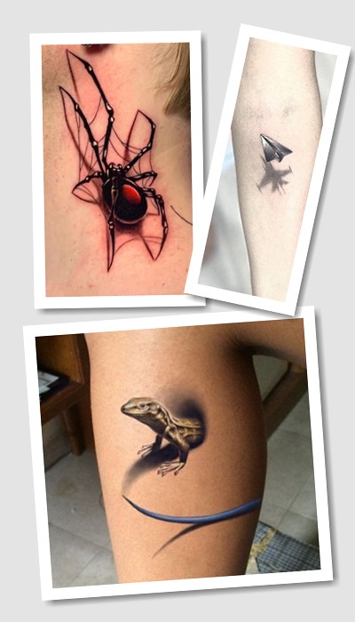 3D стиль тату