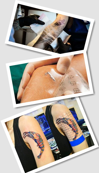 правильне загоэння тату